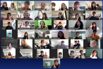 コスタリカの大学生とのオンライン交流