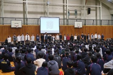 生徒総会・校歌練習